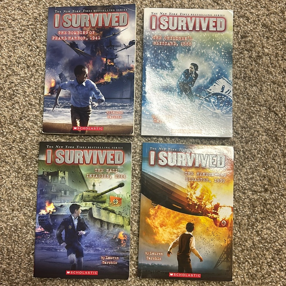 I survived four book bundle